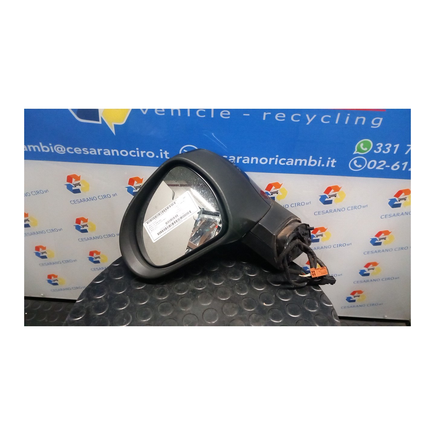 RETROVISORE EST. REGOLAZ. ELETTR. SX. 116 PEUGEOT 207 (04/06-06/09) KFU 8149ZG