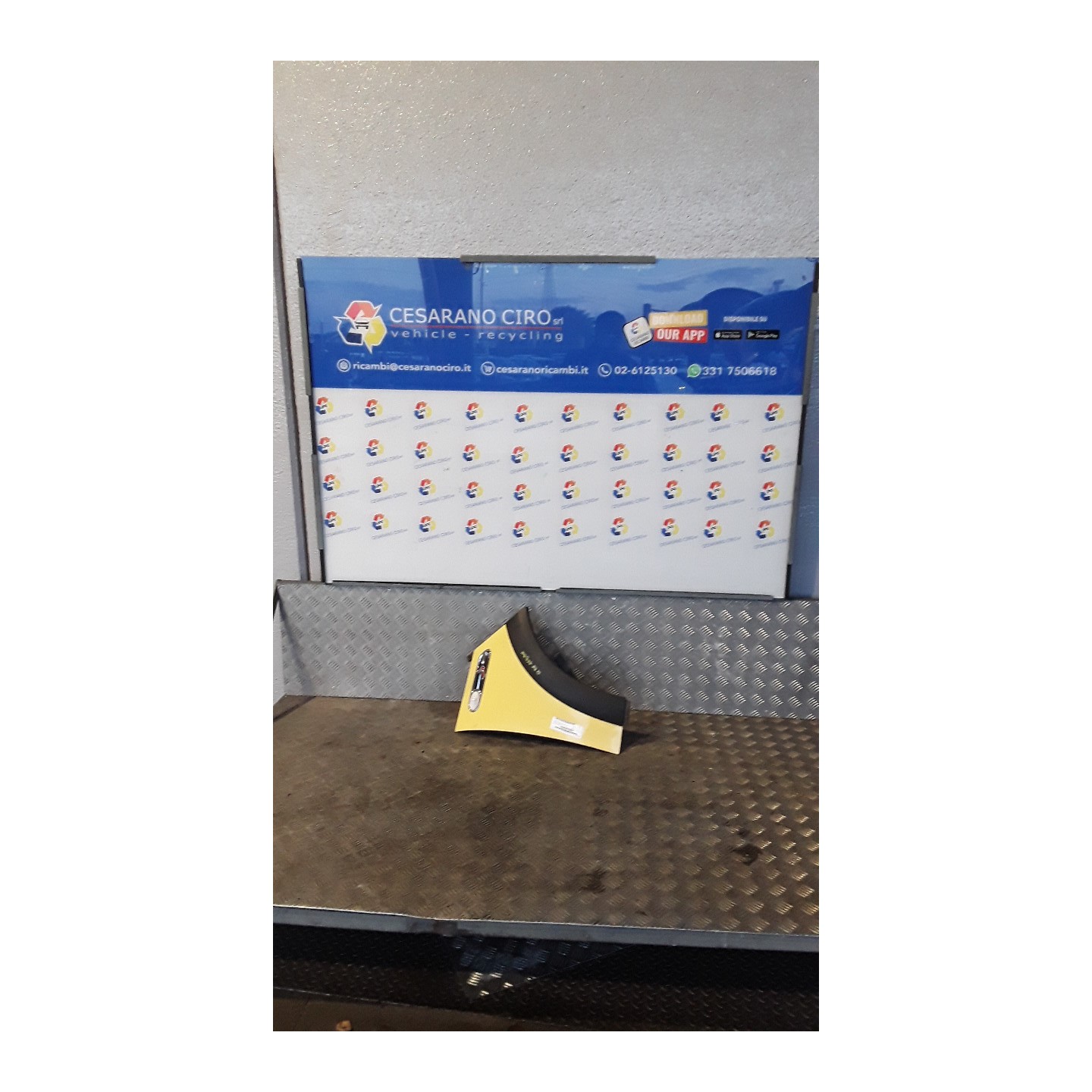 PARAFANGO ANT. DX. 144 MINI MINI (R50/R53) (07/01-07/06) W11B16A 41217037438