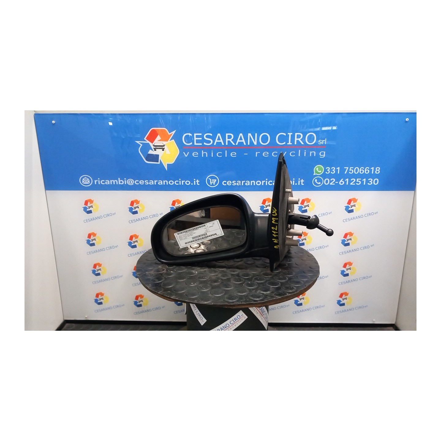 RETROVISORE EST. SX. 019 CHEVROLET (DAEWOO) KALOS (T200) (09/02-01/05) B12S1 96543116