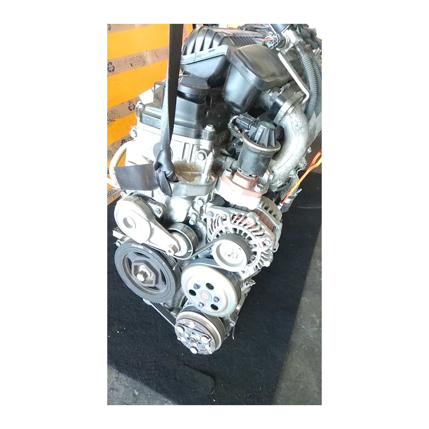 MONOBLOCCO MOTORE CON PISTONI 009 HONDA JAZZ 2A SERIE (03/11-) L12B2 10002RC5G02