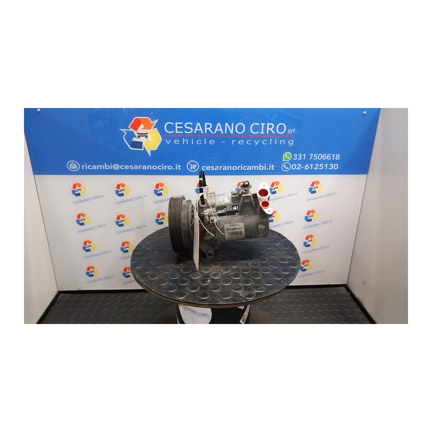 COMPRESSORE A/C 120 DACIA SANDERO (07/08-04/13) K9KE8 8200866441