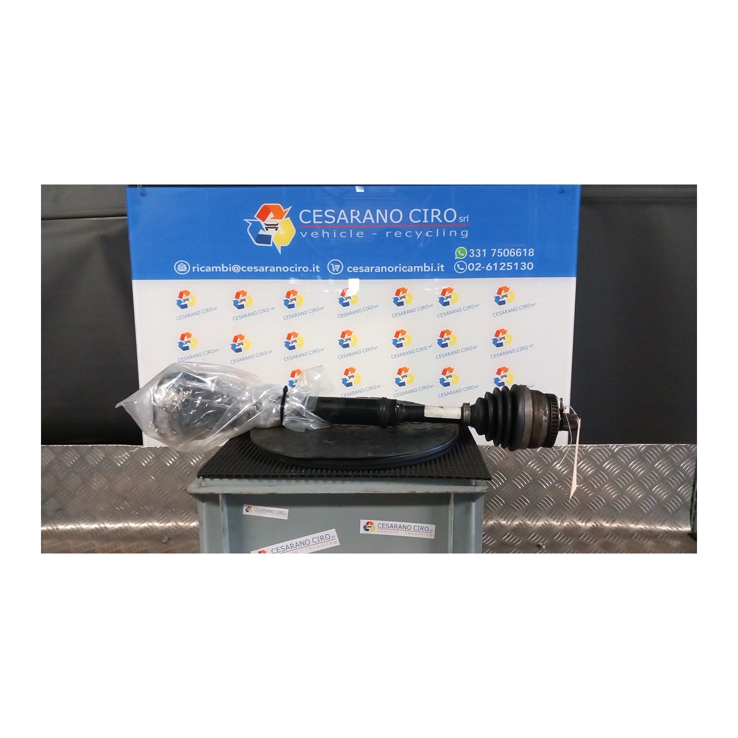 SEMIALBERO ANT. COMPL. DX. 136 VOLKSWAGEN PASSAT (3B) (08/96-04/03) AEB 8D0407272AQ
