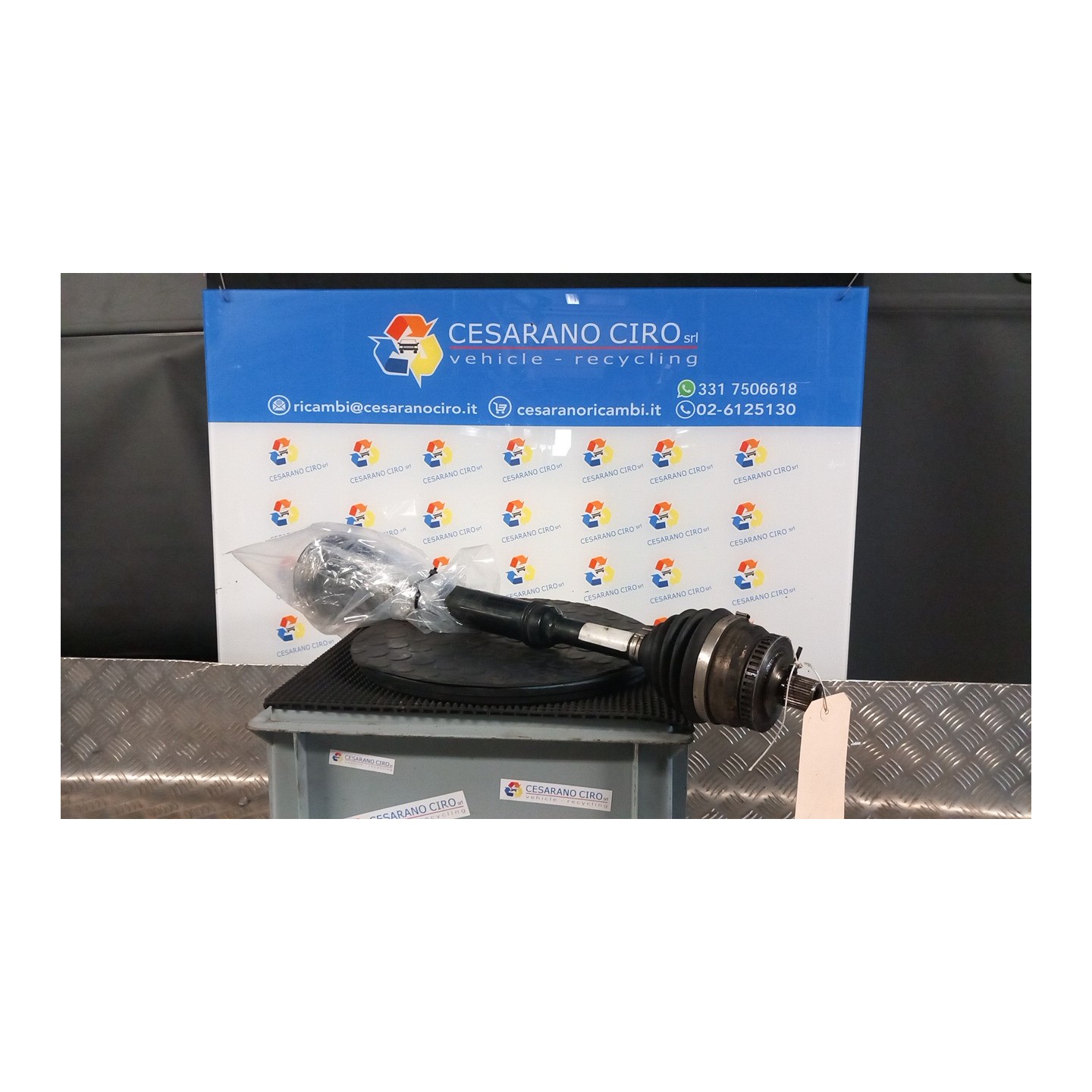SEMIALBERO ANT. COMPL. DX. 136 VOLKSWAGEN PASSAT (3B) (08/96-04/03) AEB 8D0407272AQ