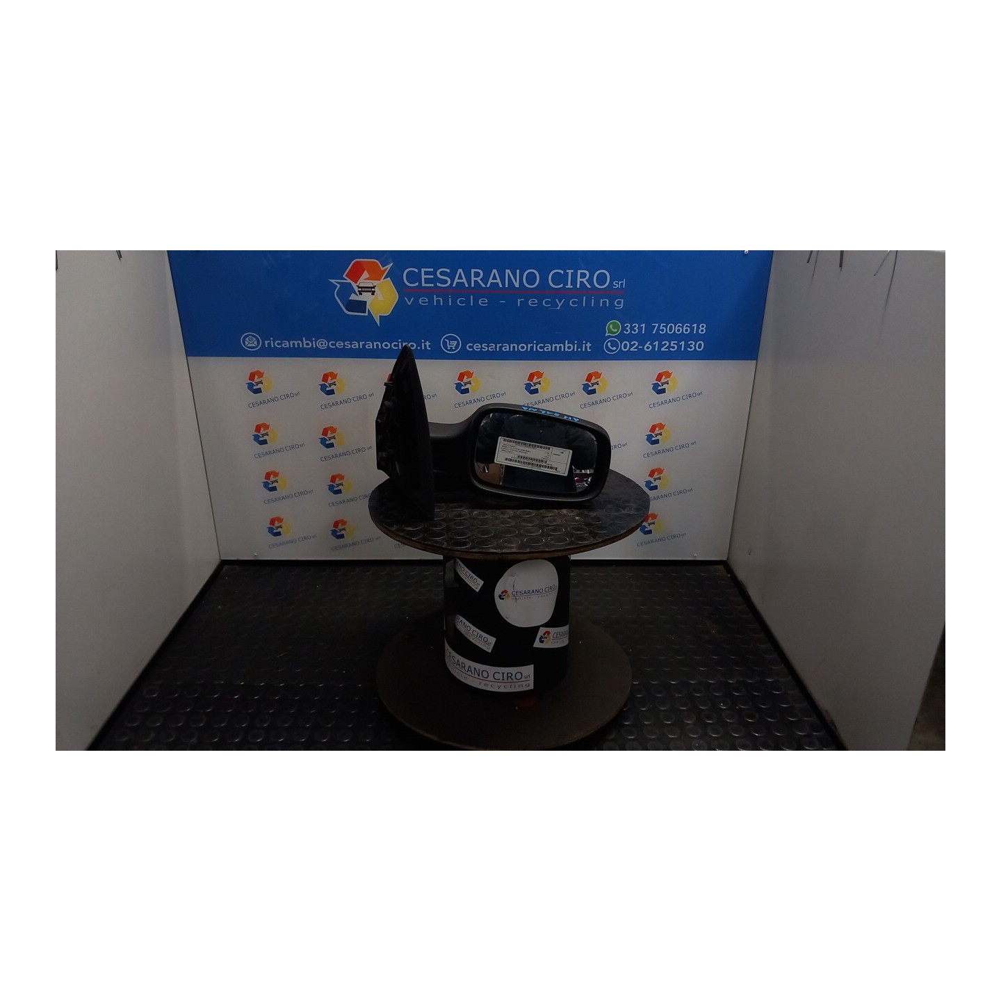 RETROVISORE EST. REGOLAZ. ELETTR. DX. 014 RENAULT CLIO 3A SERIE (07/05-05/09) D4FD7 7701061193