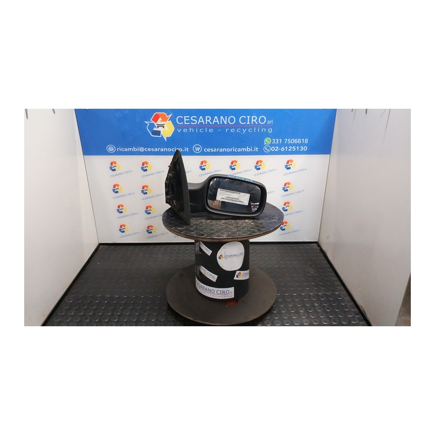 RETROVISORE EST. REGOLAZ. ELETTR. DX. 014 RENAULT CLIO 3A SERIE (07/05-05/09) D4FD7 7701061193