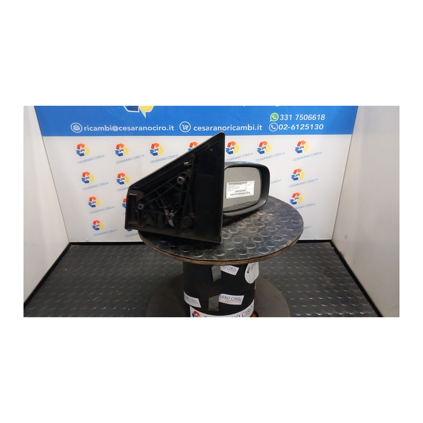 RETROVISORE EST. REGOLAZ. ELETTR. DX. 014 RENAULT CLIO 3A SERIE (07/05-05/09) D4FD7 7701061193