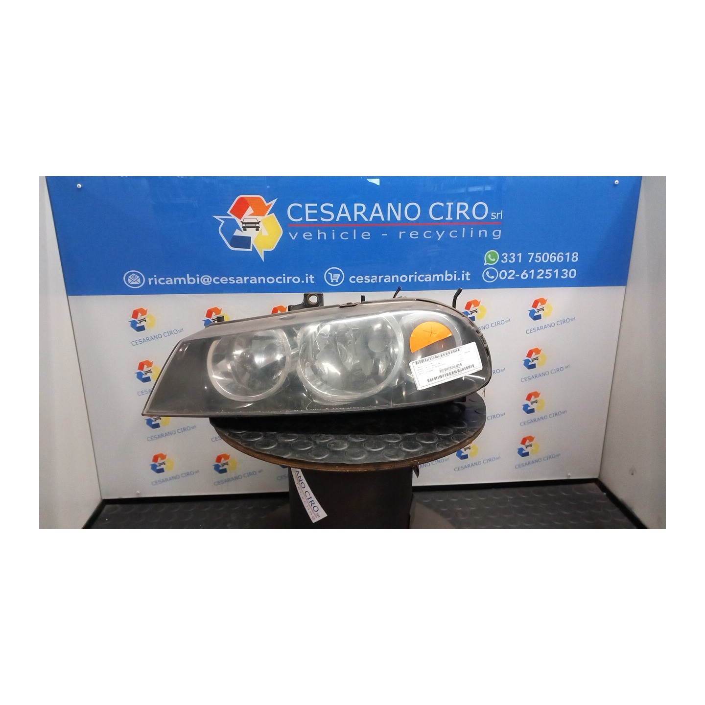 PROIETTORE SX. 009 ALFA ROMEO 156 (X1) (06/03-01/06) 937A5000 60695646