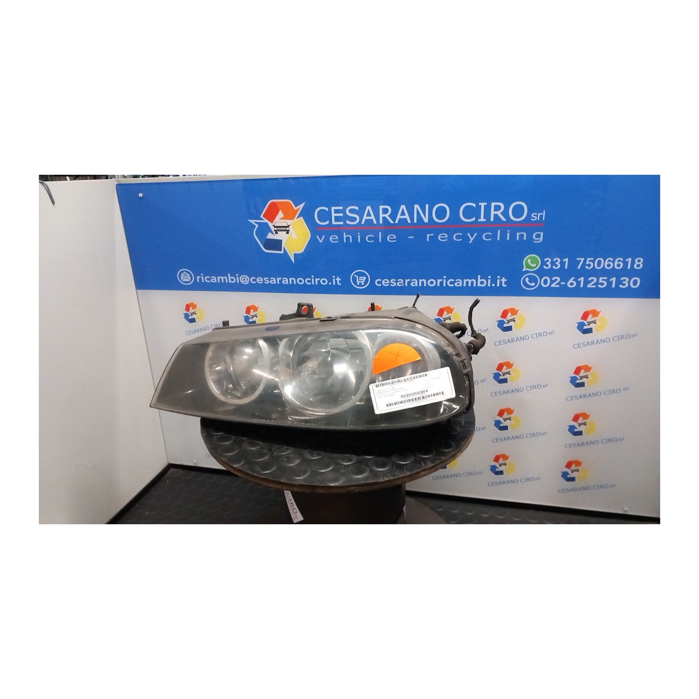PROIETTORE SX. 009 ALFA ROMEO 156 (X1) (06/03-01/06) 937A5000 60695646