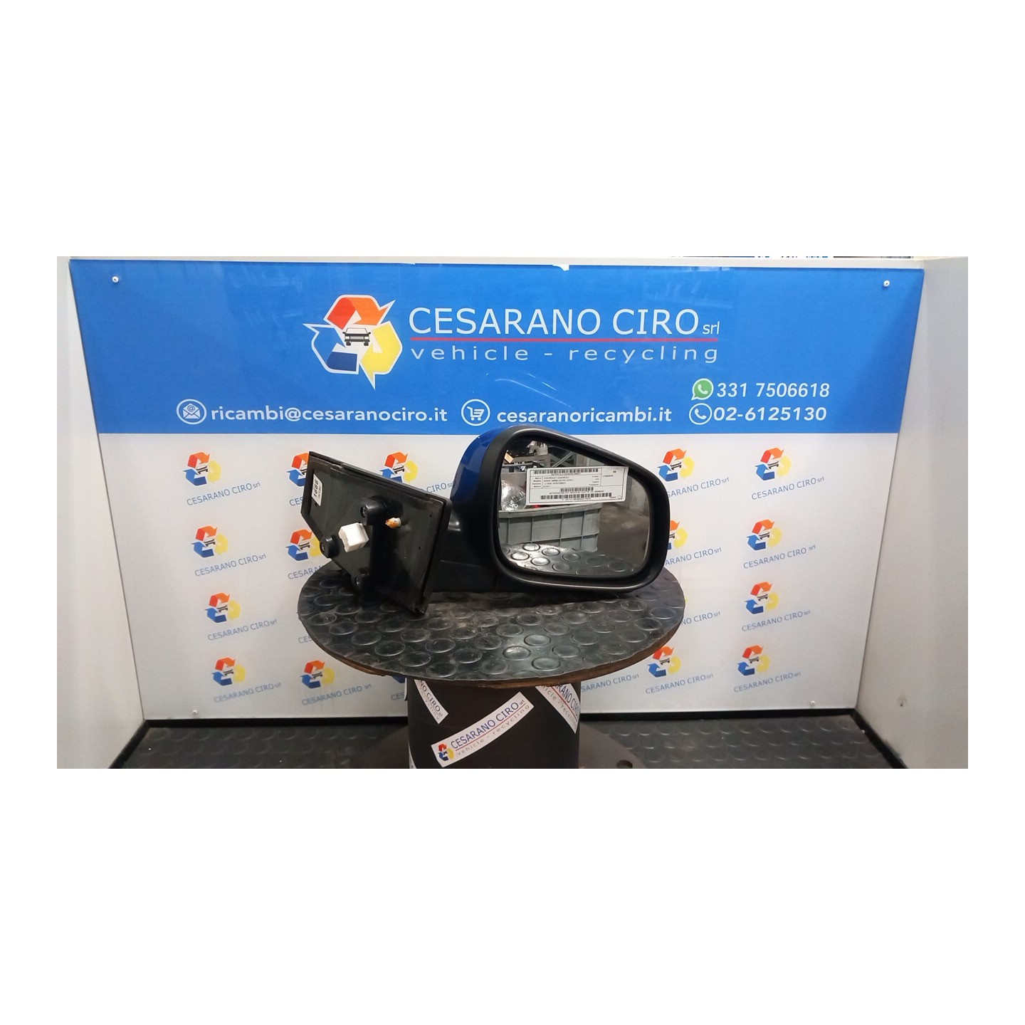 RETROVISORE EST. REGOLAZ. ELETTR. DX. 071 CHEVROLET (DAEWOO) SPARK (M300) (01/10-12/15) B12D1 95905520