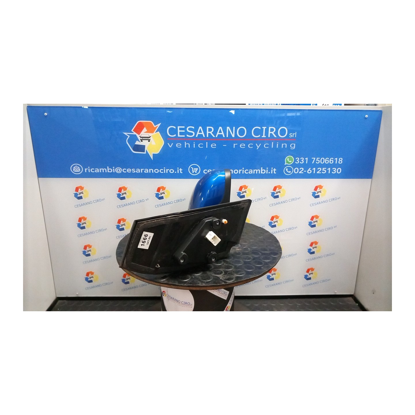 RETROVISORE EST. REGOLAZ. ELETTR. DX. 071 CHEVROLET (DAEWOO) SPARK (M300) (01/10-12/15) B12D1 95905520