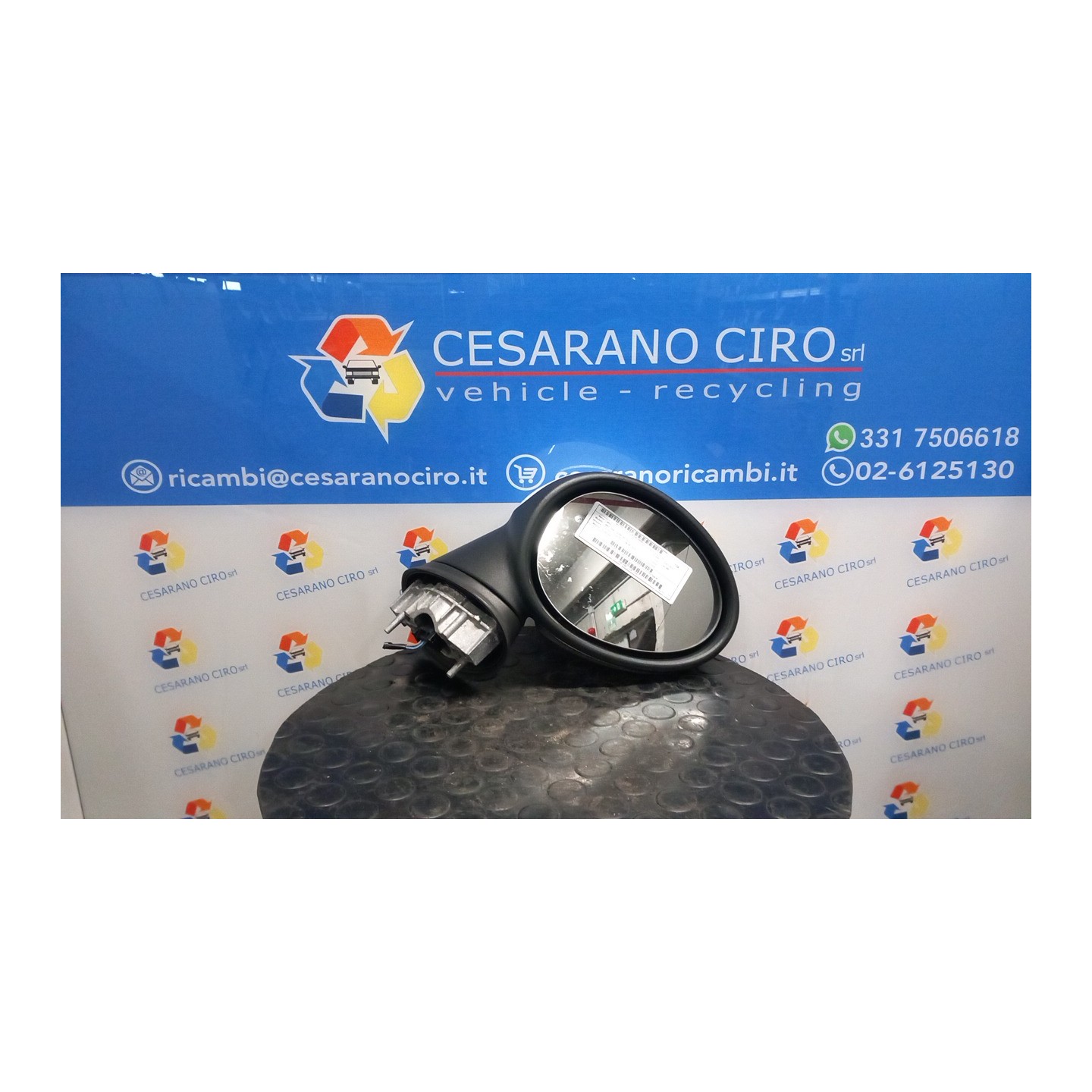 RETROVISORE EST. REGOLAZ. ELETTR. DX. 003 MINI MINI (R56) (08/06-08/10) N14B16A 51162755636