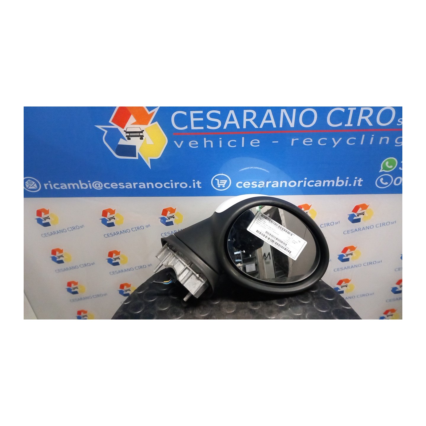 RETROVISORE EST. REGOLAZ. ELETTR. DX. 003 MINI MINI (R56) (08/06-08/10) N14B16A 51162755636