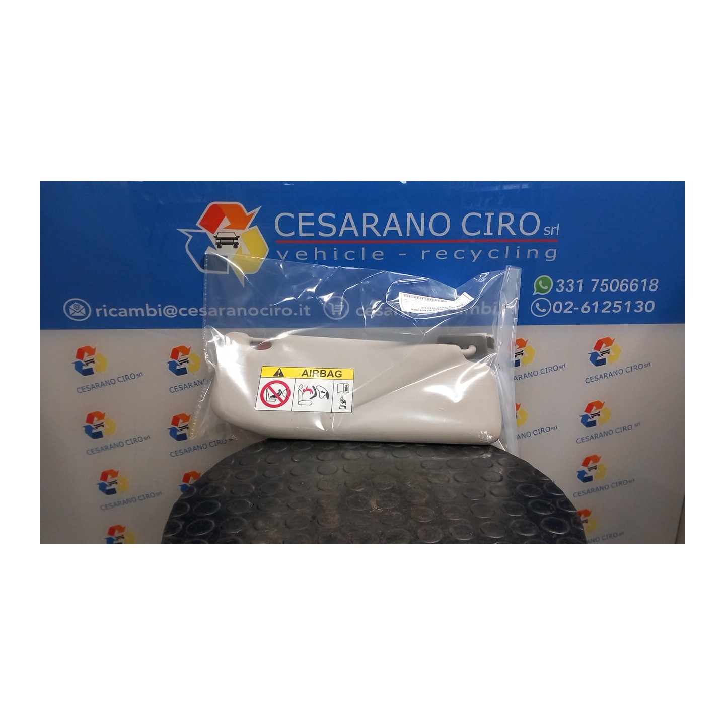 ALETTA PARASOLE PARABREZZA DX. 029 CITROEN C4 CACTUS (05/14-01/19) HM01 98115412BJ