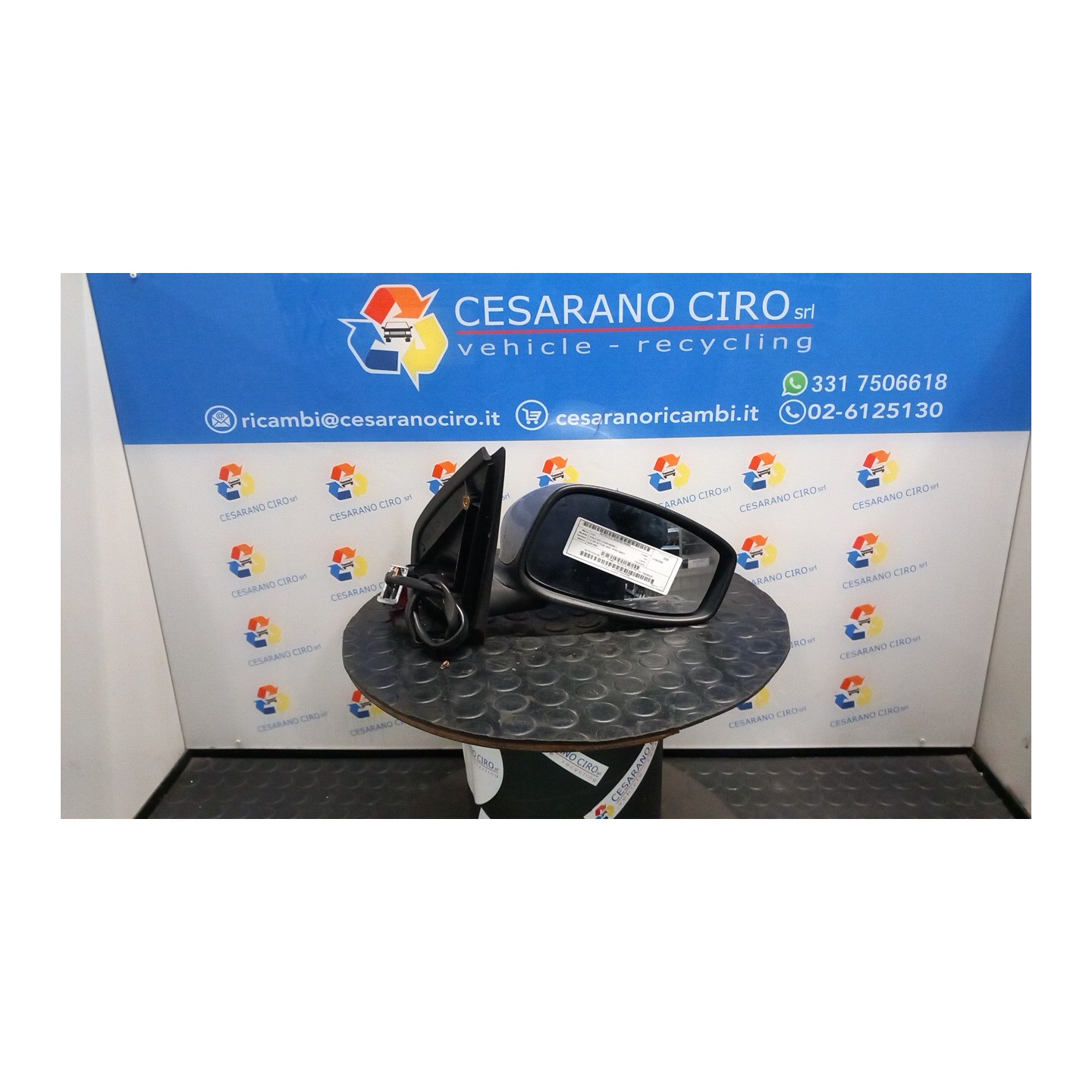 RETROVISORE EST. TERMICO REGOLAZ. ELETTR. DX. 065 FIAT STILO (2V) (11/03-06/09) 843A1000 735335232