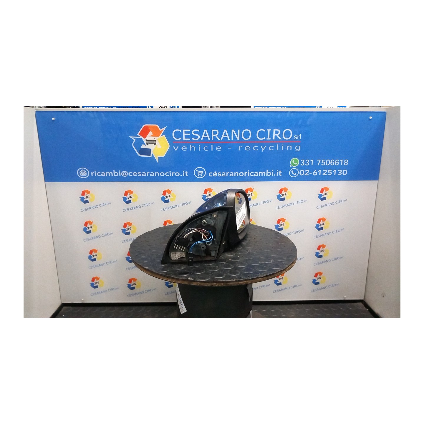 RETROVISORE EST. TERMICO REGOLAZ. ELETTR. DX. 005 MERCEDES-BENZ CLASSE A LUNGA (V168) (03/01-0 166960 A1688100276