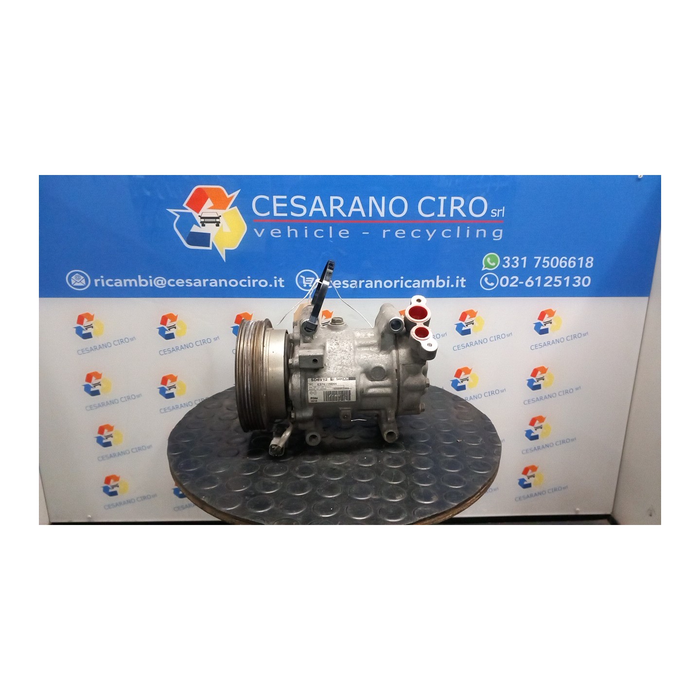 COMPRESSORE A/C 015 RENAULT KANGOO (01/08-) K4MG8 8200866437
