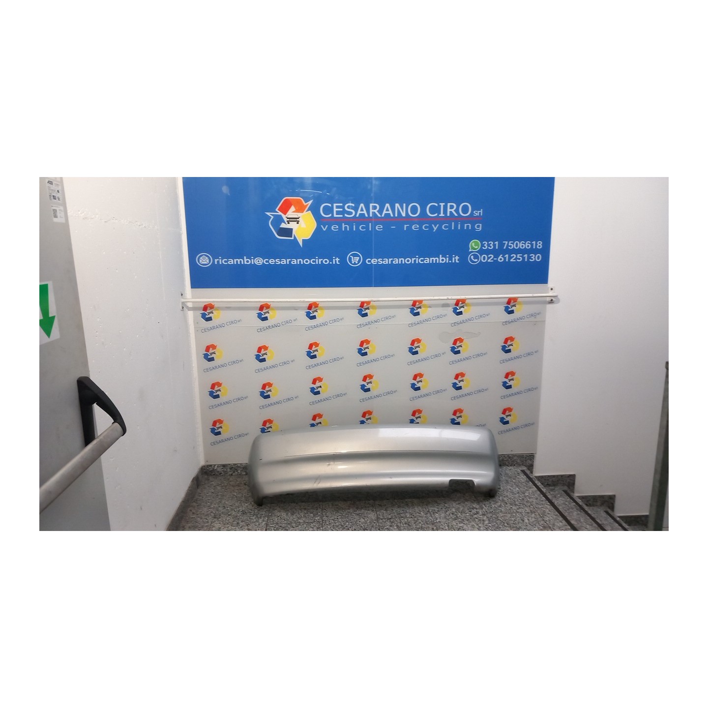 PARAURTI POST. 94-99 022 VOLKSWAGEN POLO 3A SERIE (11/94-09/01) APQ 6N0807421CGRU