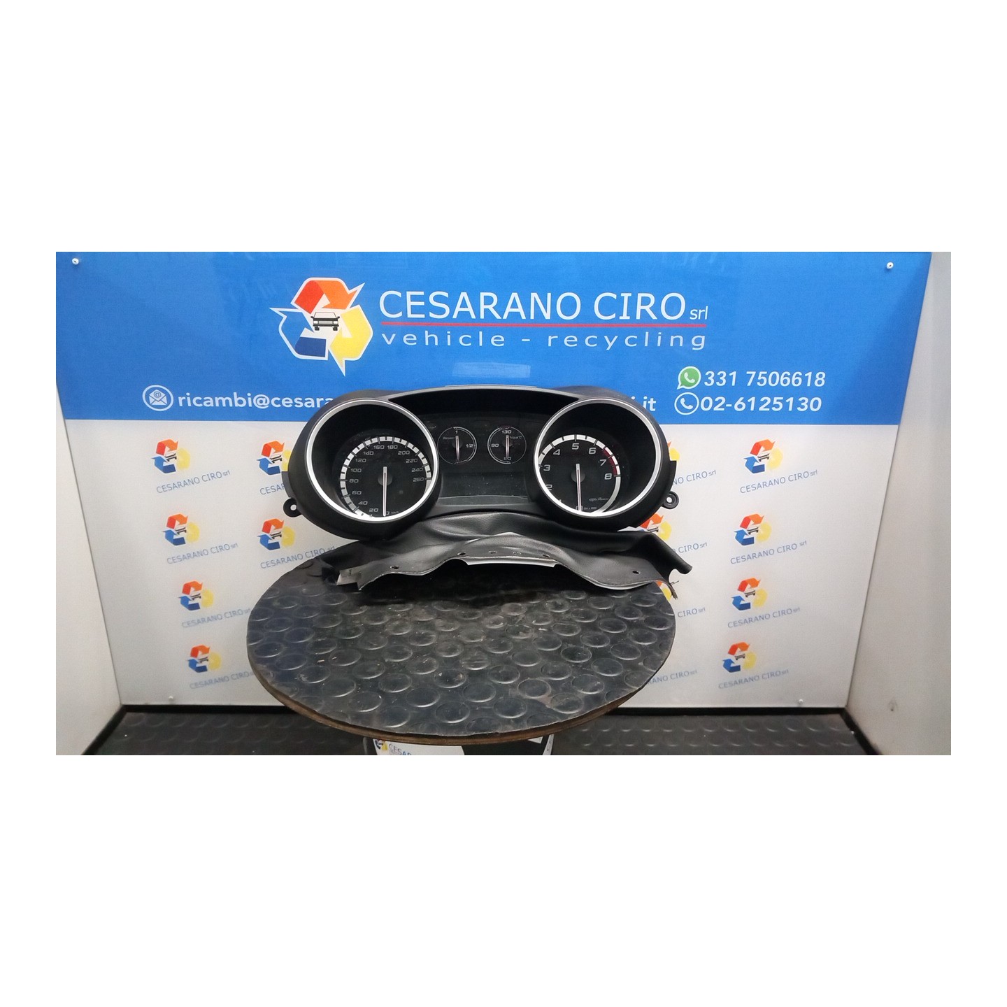 QUADRO STRUMENTI COMPL. S/CONTACHILOMETRI 013 ALFA ROMEO GIULIETTA (X7) (03/10-10/13) 940B1000 50527451