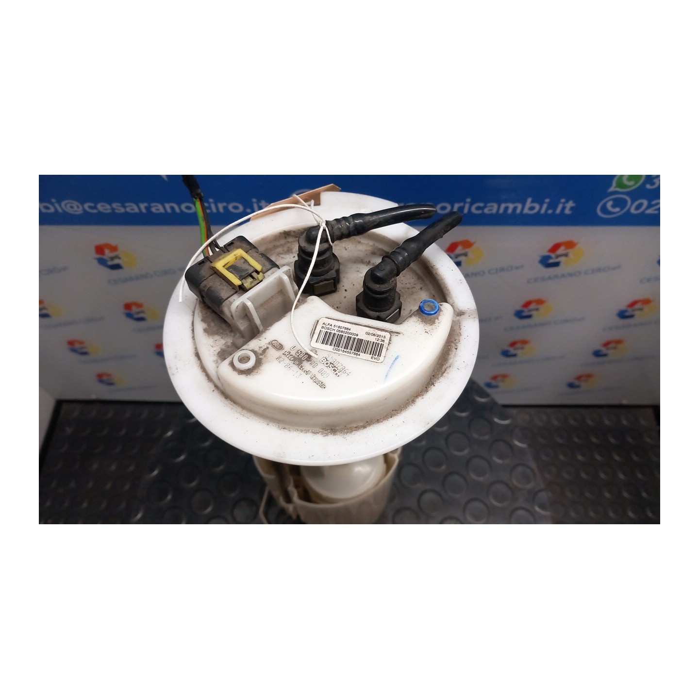 POMPA CARBURANTE C/TRASDUTTORE (GALLEGGIANTE) 026 ALFA ROMEO GIULIETTA (X7) (03/10-10/13) 940B1000 51807864