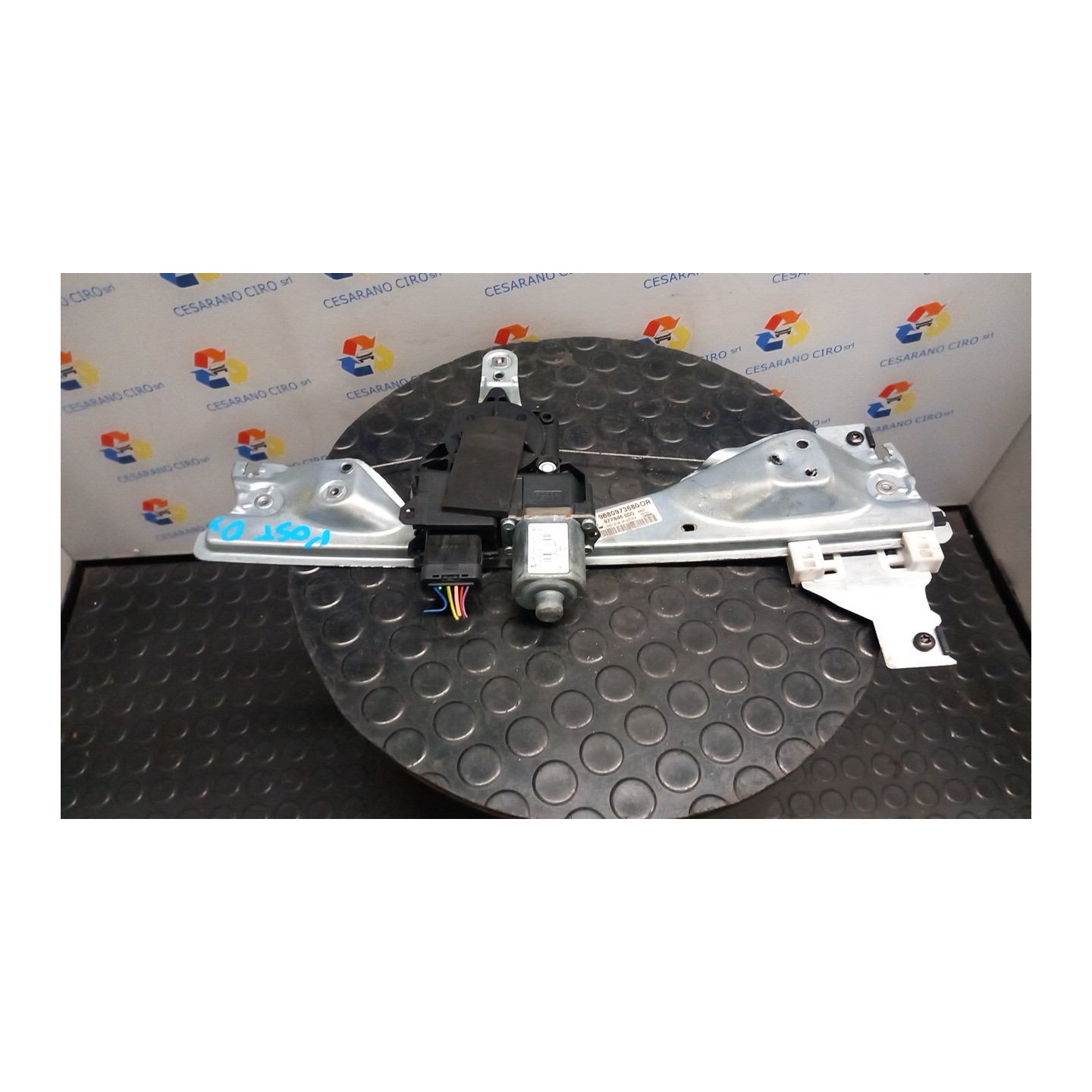 ALZACRISTALLO ELETTR. PORTA POST. DX. 052 PEUGEOT 308 (08/07-03/14) 9HZ 9224E9