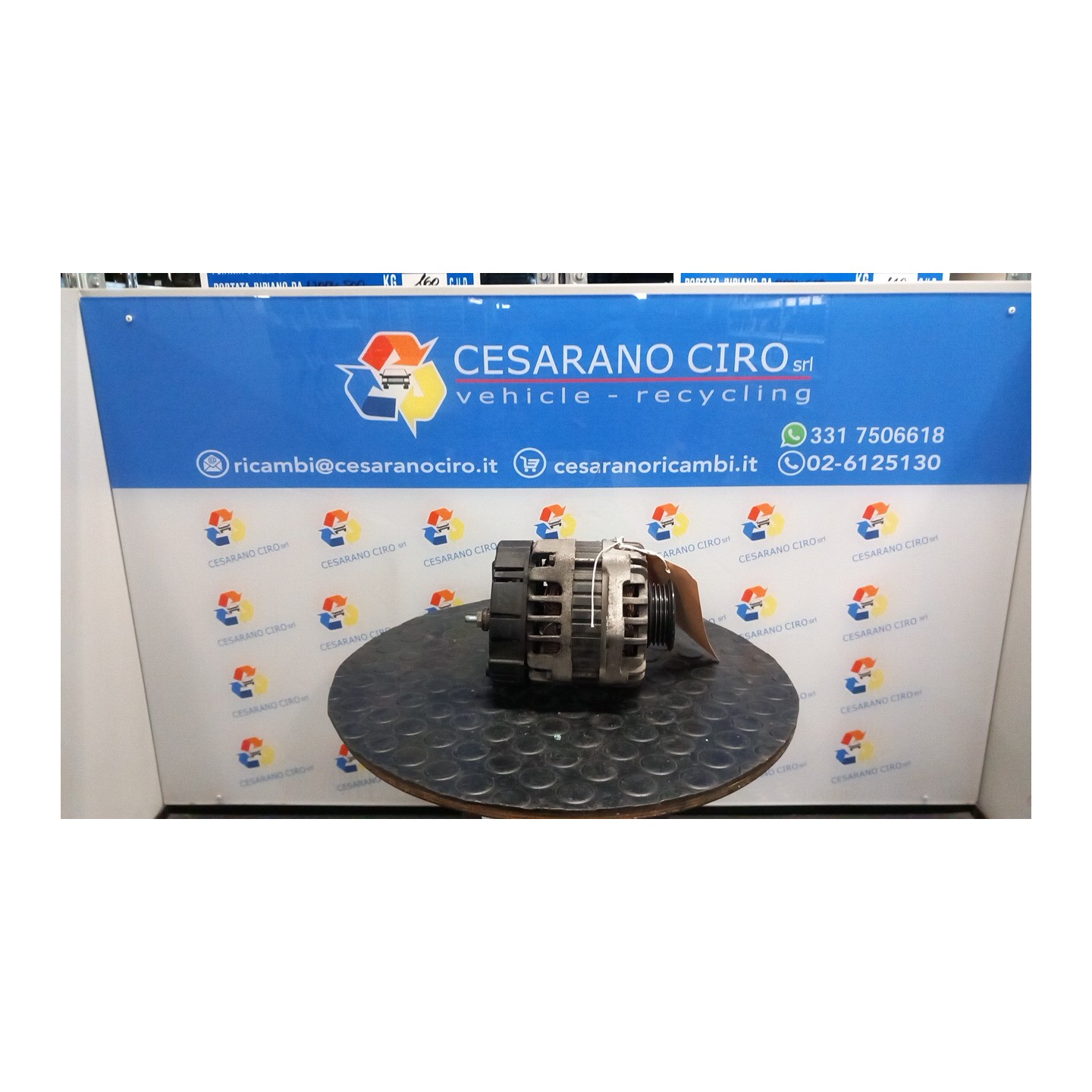 ALTERNATORE VALEO 80AMP 070 CHEVROLET (DAEWOO) KALOS (T200) (09/02-01/05) B12S1 96652100