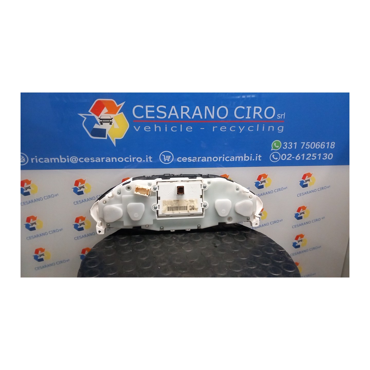 QUADRO STRUMENTI COMPL. C/MATRICE 115 PEUGEOT 208 (04/15-) HM01 9822633180