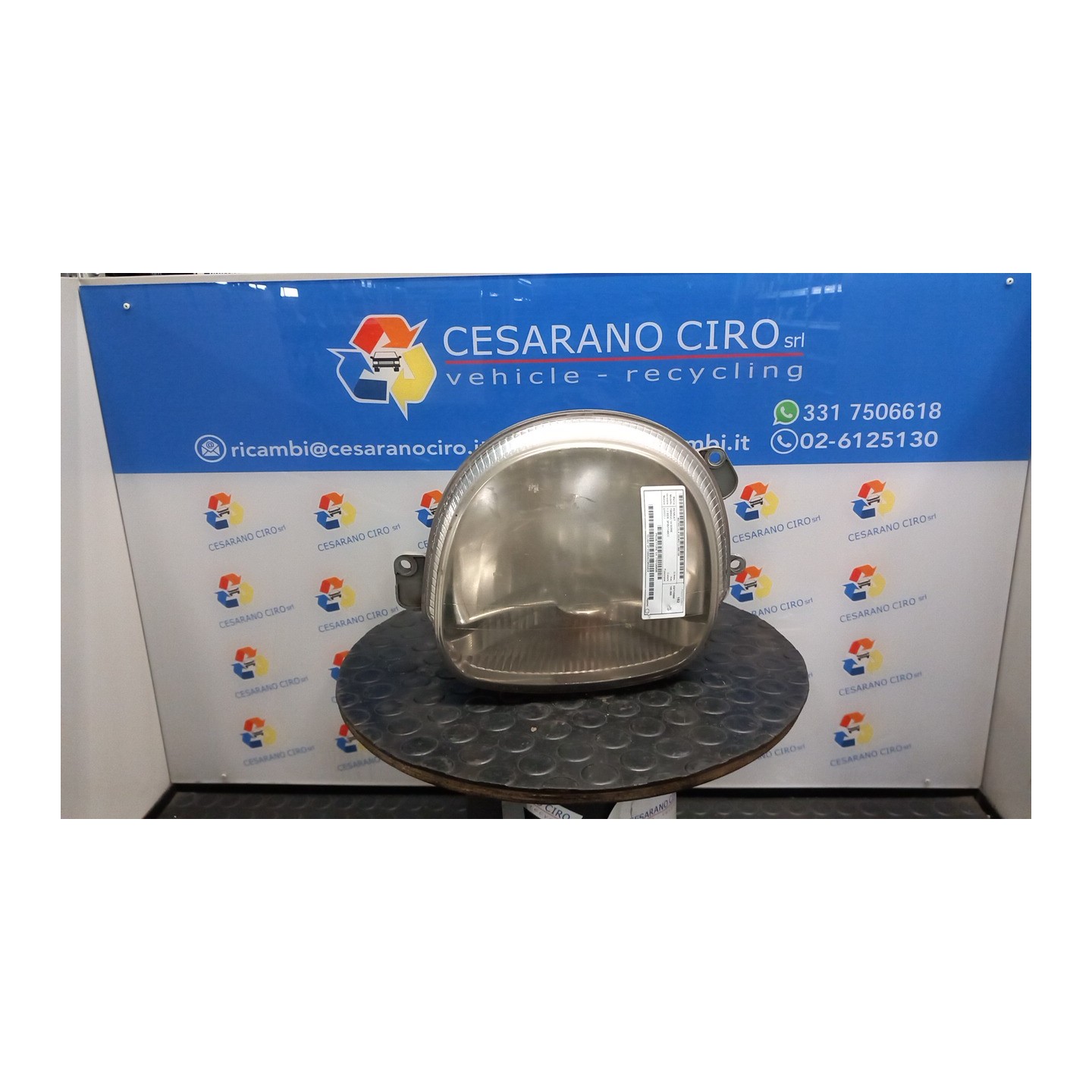 PROIETTORE SX. 158 RENAULT TWINGO 1A SERIE (08/98-09/07) D7FF7 7701049686