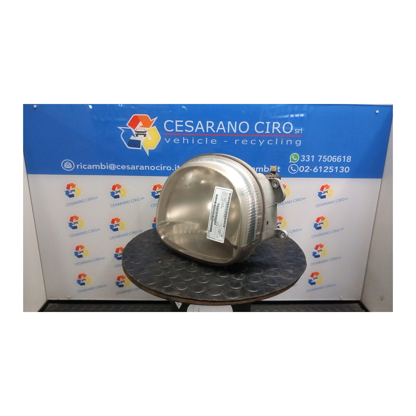 PROIETTORE SX. 158 RENAULT TWINGO 1A SERIE (08/98-09/07) D7FF7 7701049686