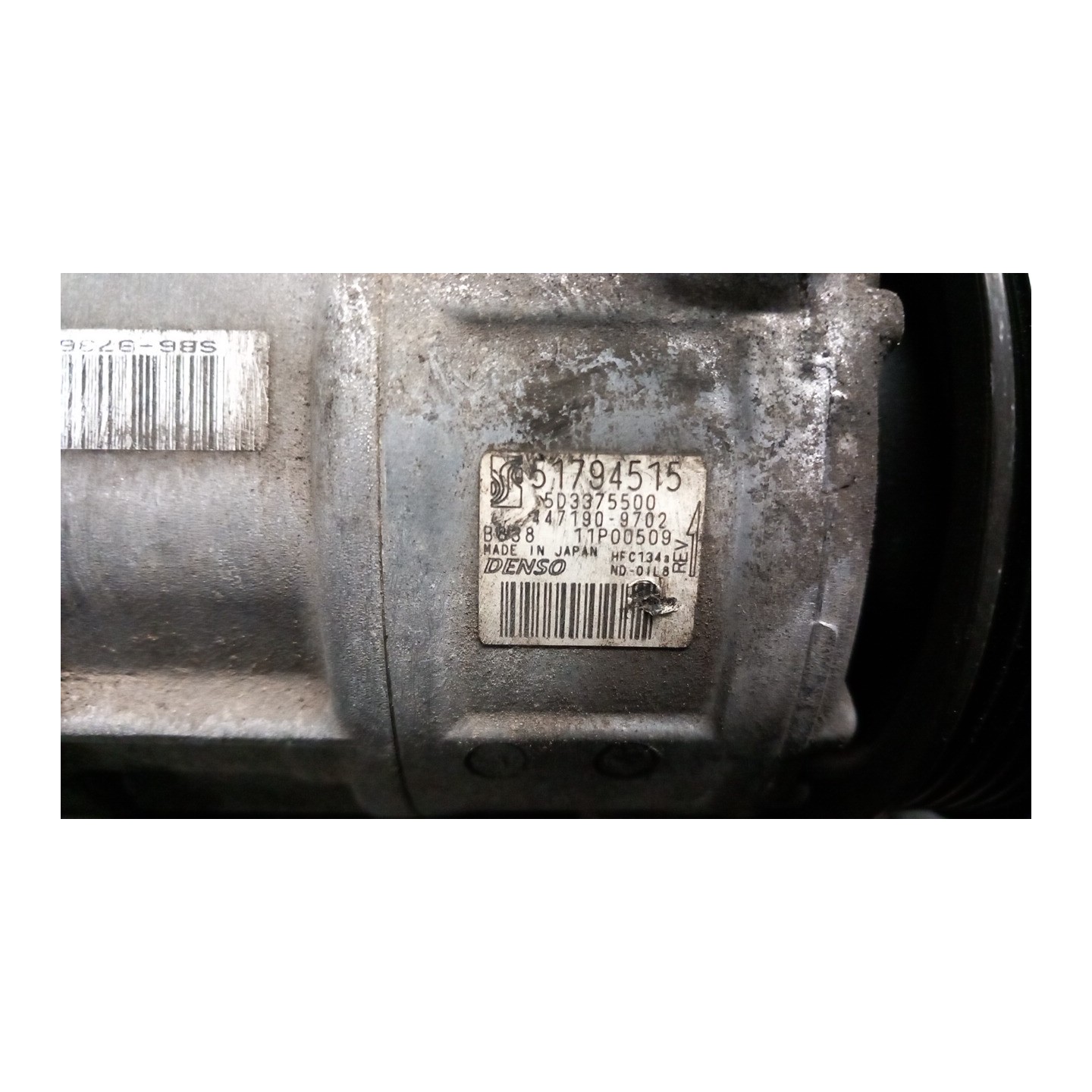 COMPRESSORE A/C 087 ALFA ROMEO MITO (QZ) (03/11-05/13) 198A4000 71793959