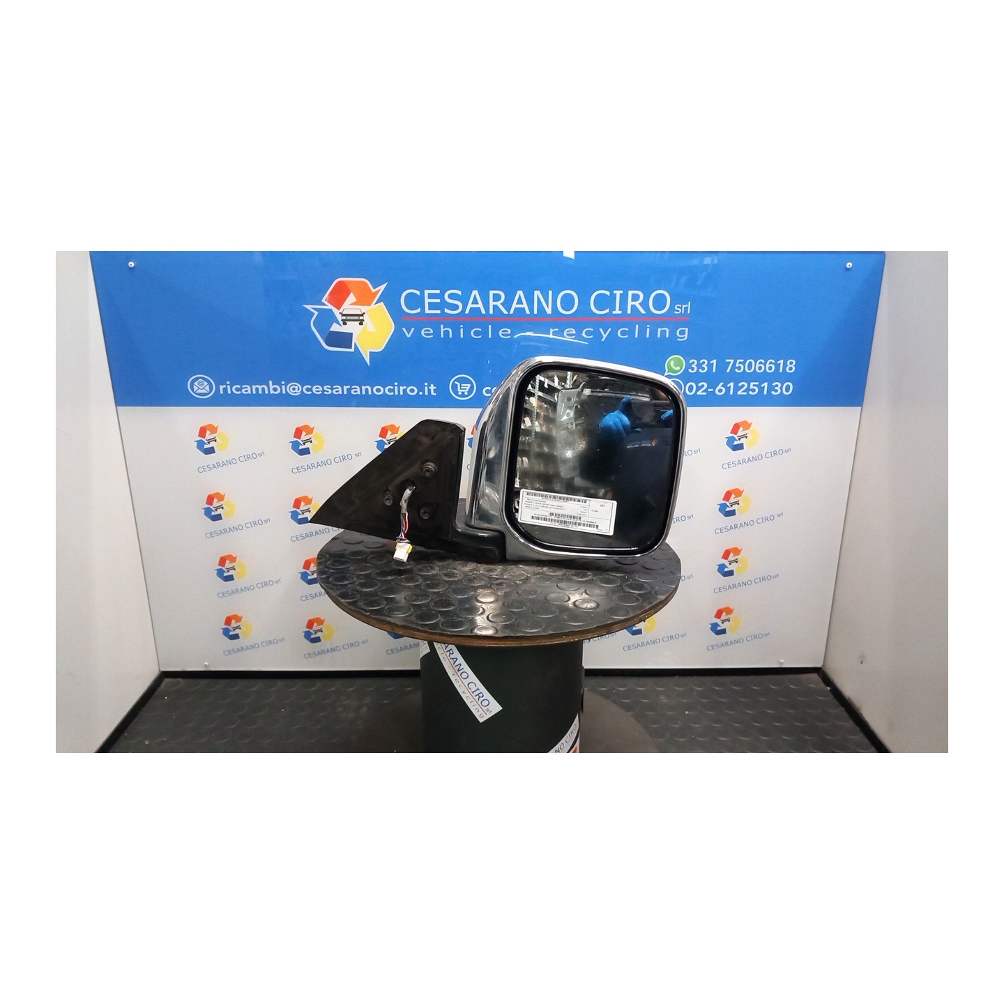 RETROVISORE EST. TERMICO REGOLAZ. ELETTR. DX. 071 MITSUBISHI PAJERO SPORT (09/01-09/04) 4D56 MR388476