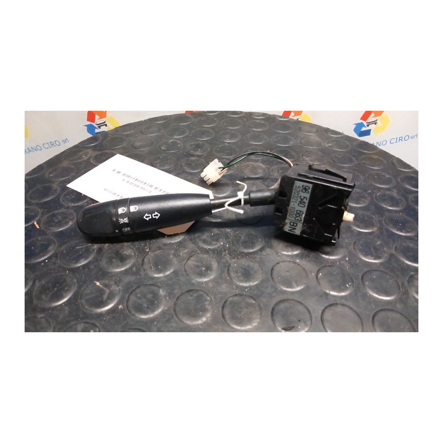 BLOCCO COMANDO VOLANTE LUCI 058 CHEVROLET (DAEWOO) MATIZ (M200) (04/05-12/10) B10S1 96540683