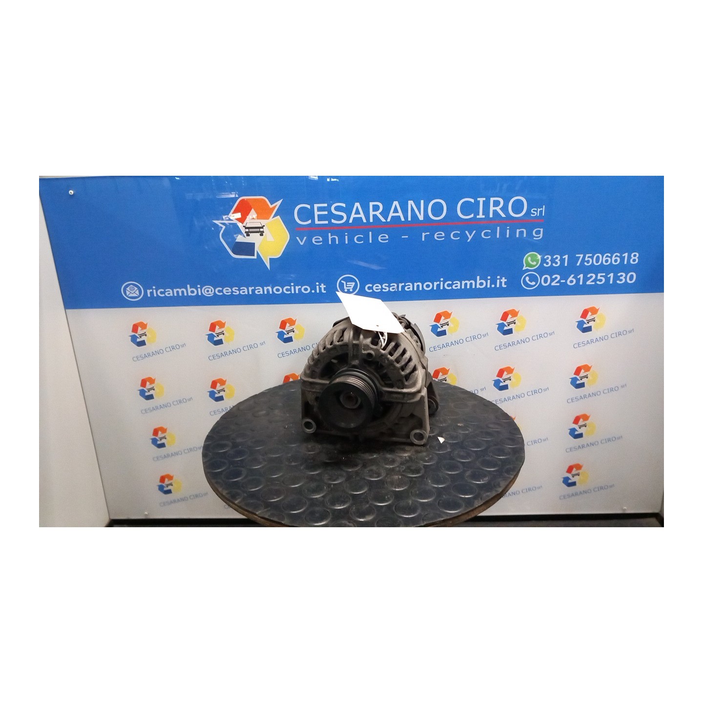 ALTERNATORE 12V.100AMP ROTAZ. 082 OPEL ASTRA (A04) (01/04-03/11) Z16XER 93190146