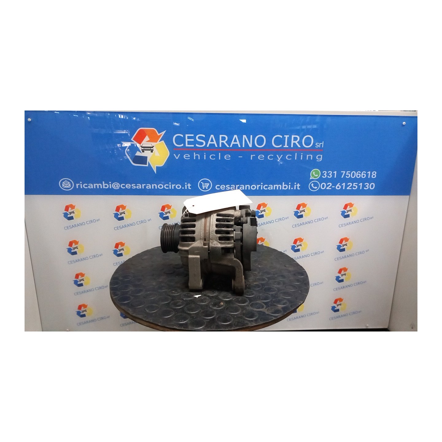 ALTERNATORE 12V.100AMP ROTAZ. 082 OPEL ASTRA (A04) (01/04-03/11) Z16XER 93190146
