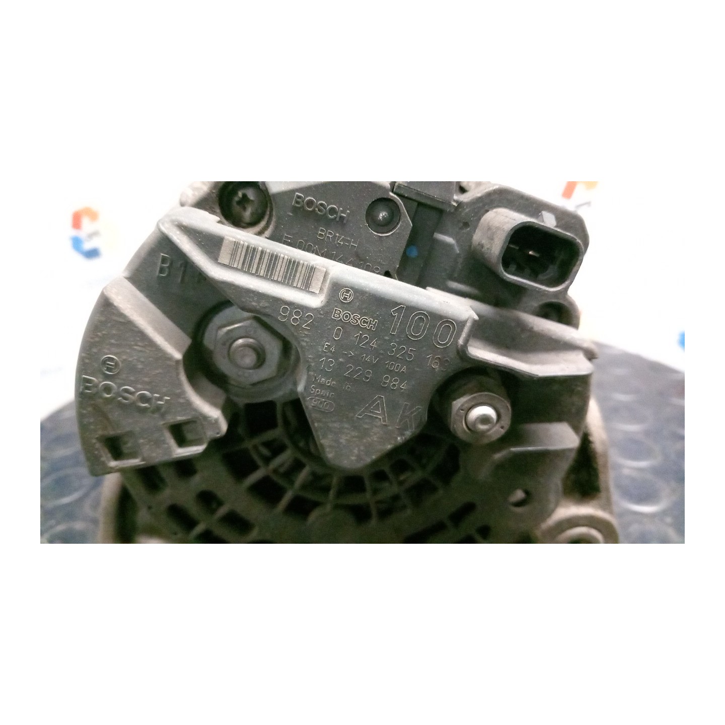 ALTERNATORE 12V.100AMP ROTAZ. 082 OPEL ASTRA (A04) (01/04-03/11) Z16XER 93190146