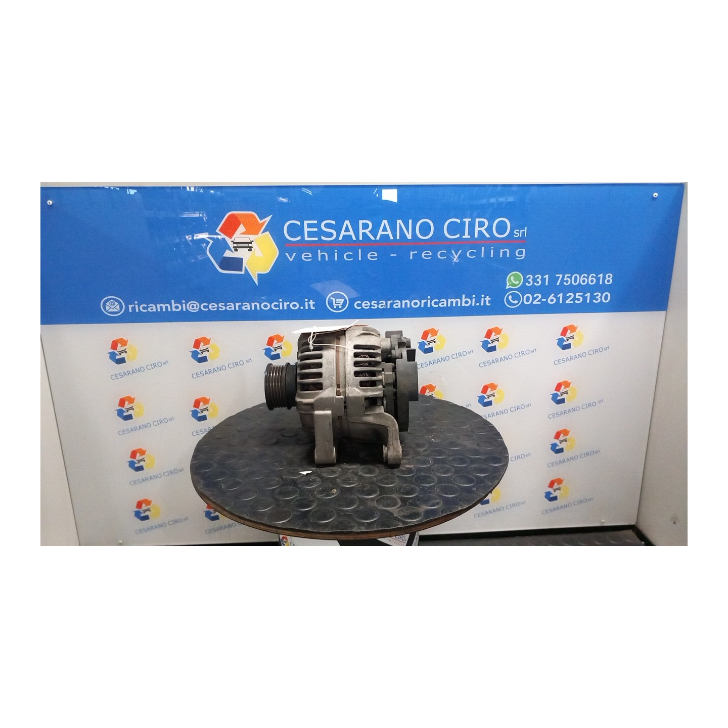 ALTERNATORE 12V.100AMP ROTAZ. 084 OPEL ASTRA (A04) (01/04-03/11) Z16XER 93190146