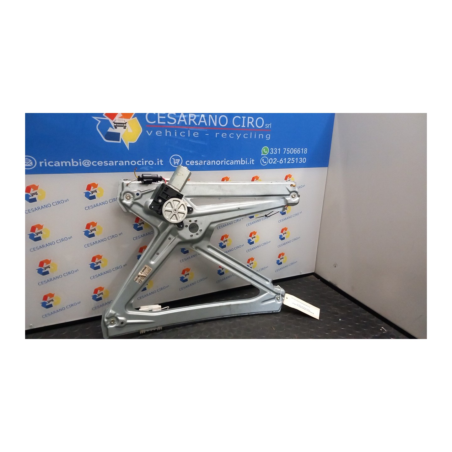 ALZACRISTALLO ELETTR. PORTA ANT. SX. 088 SMART FORTWO (A/C451) (09/10-09/15) 3B21 A4517200546