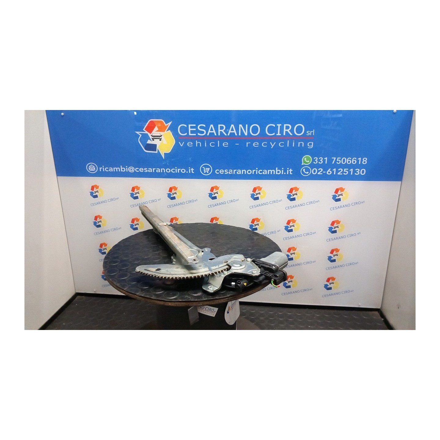 ALZACRISTALLO ELETTR. PORTA ANT. DX. 091 NISSAN PIXO (UA0) (04/09-) K10B 807004A00C