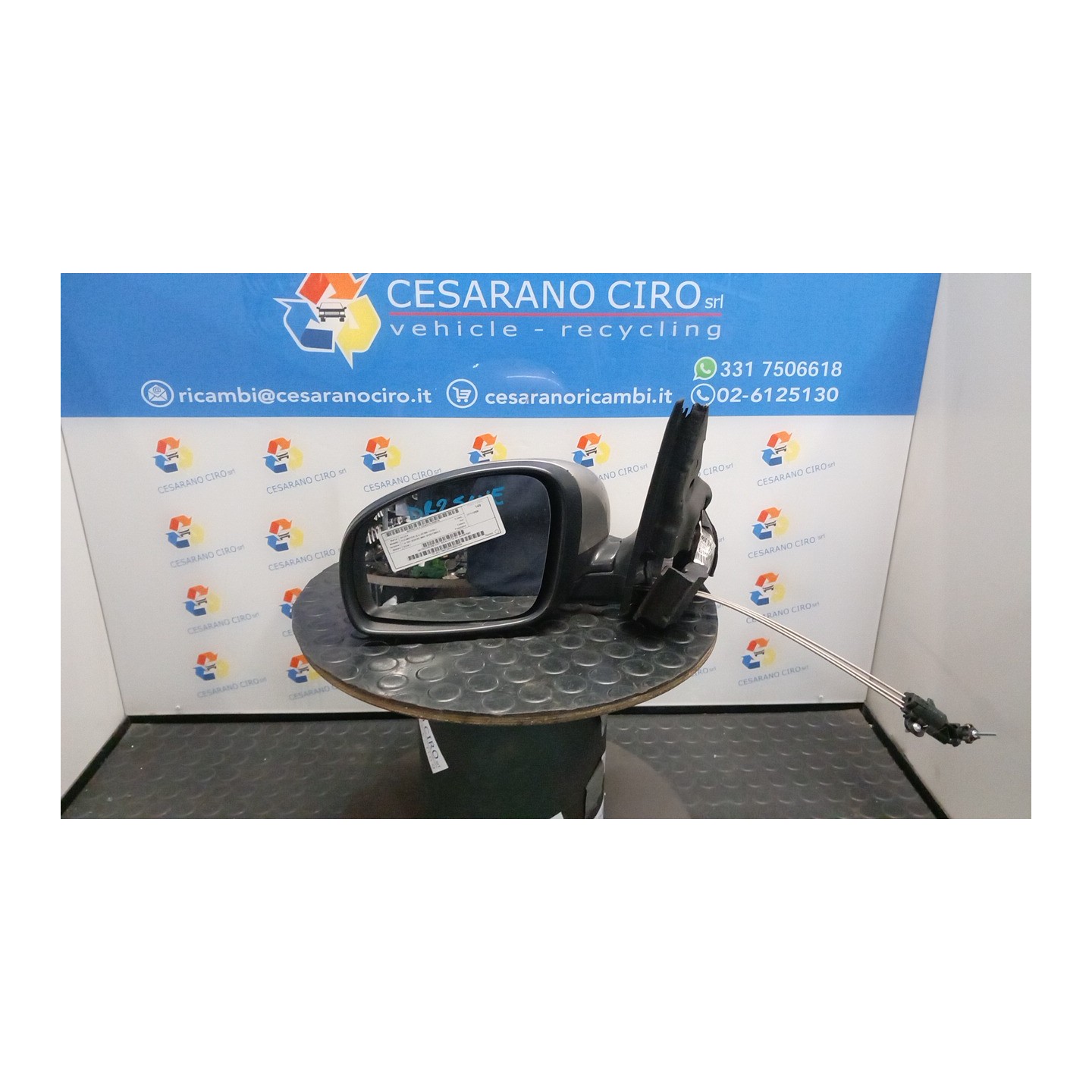 RETROVISORE EST. S/CALOTTA SX. 016 SKODA ROOMSTER (5J) (07/06-12/10) BXW 5J1857507