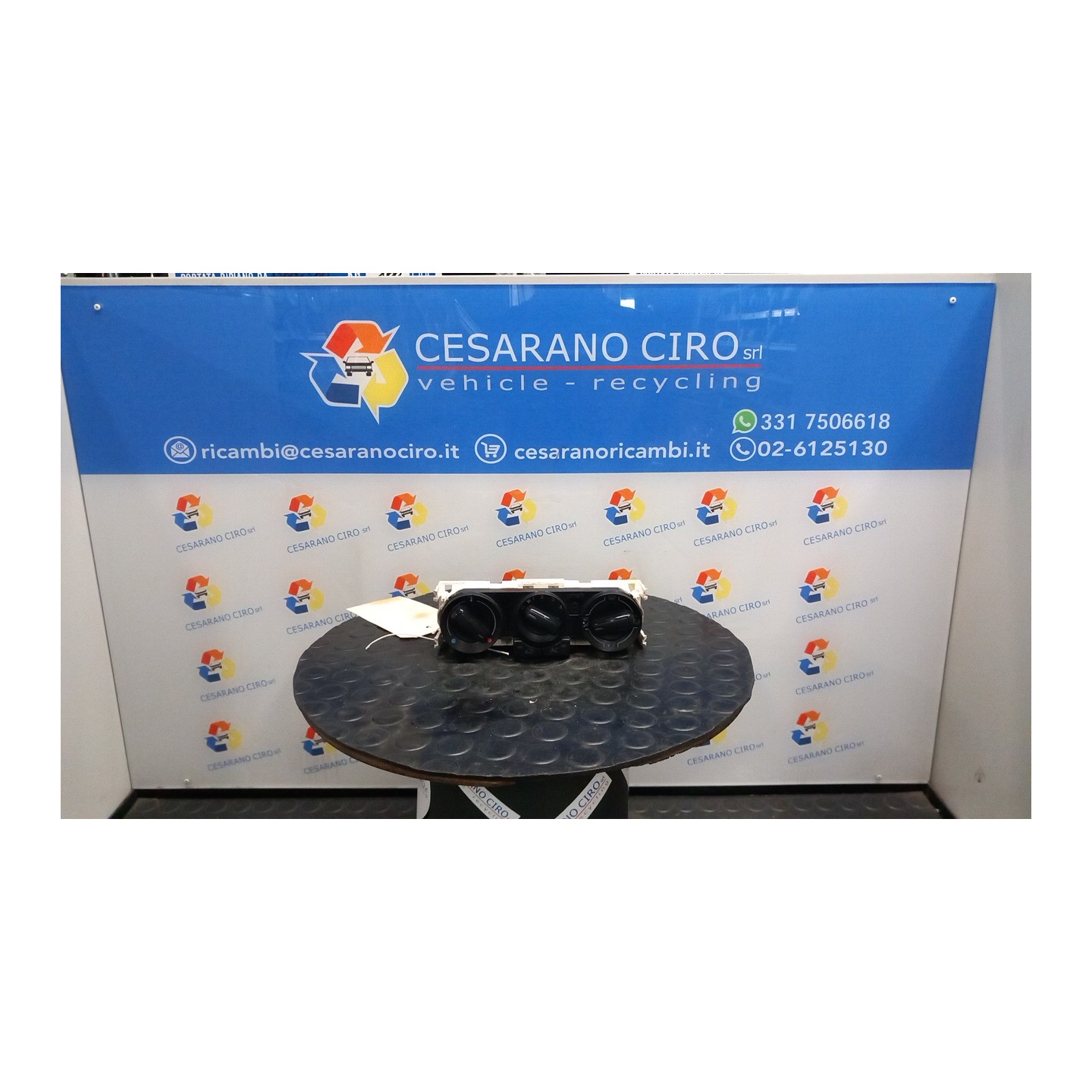 BLOCCO COMANDO CLIMATIZZAZIONE CLIMATIC, SEMIAUTOMATICO 008 VOLKSWAGEN POLO (6R) (05/09-10/14) CGP 6R0820045Q