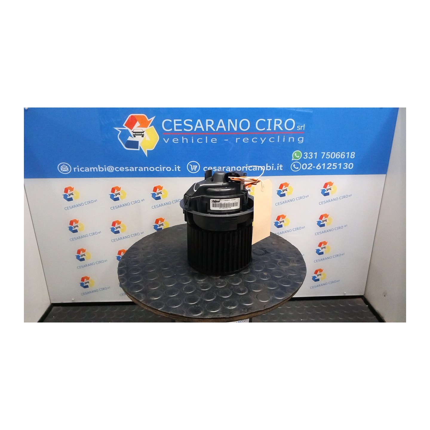 MOTORINO VENTILAZIONE ABITACOLO VALEO 018 RENAULT CLIO 4A SERIE (06/16-12/2019) K9KE6 272101170R