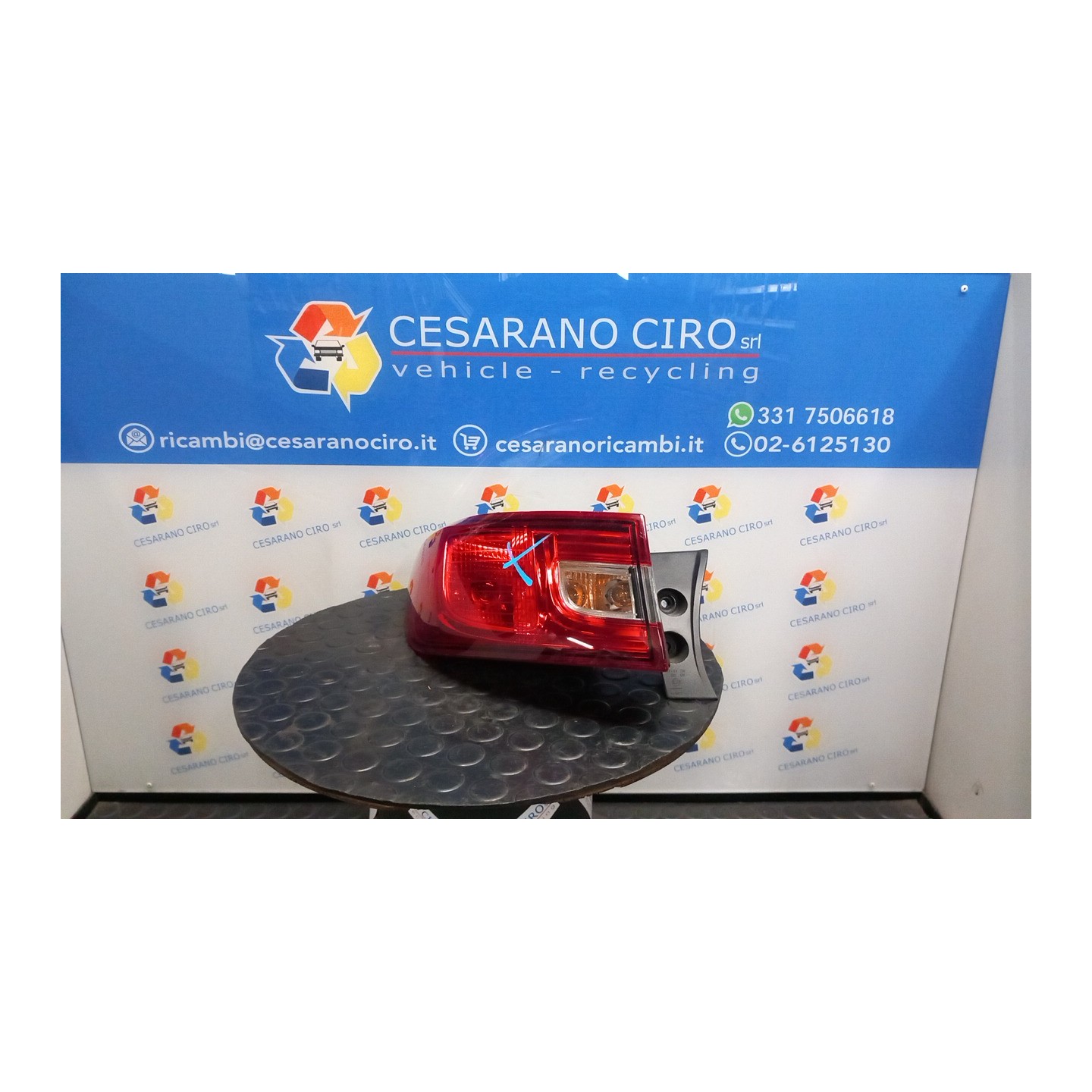 FANALE POST. PARTE EST. SX. 027 RENAULT CLIO 4A SERIE (06/16-12/2019) K9KE6 265553752R