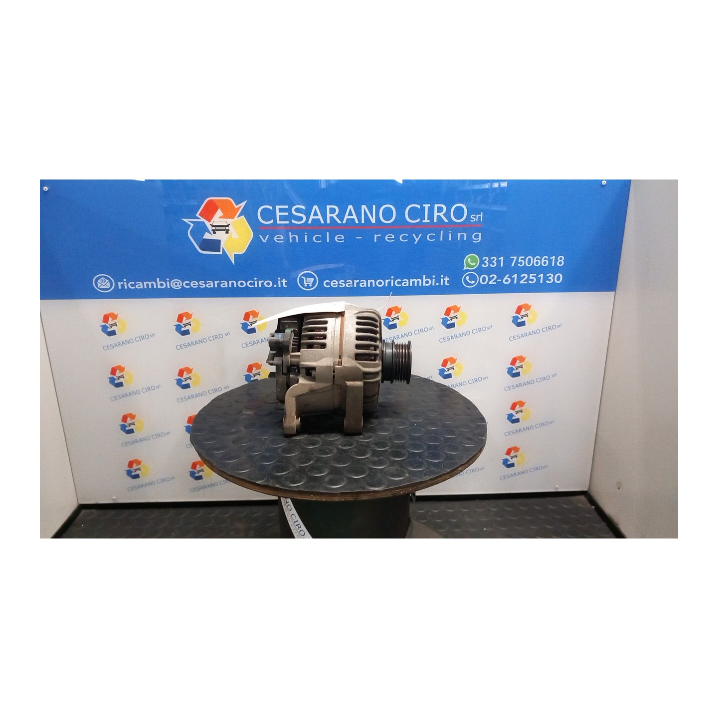 ALTERNATORE 12V.100AMP ROTAZ. 034 OPEL ASTRA (A04) (01/04-03/11) Z16XER 93190146