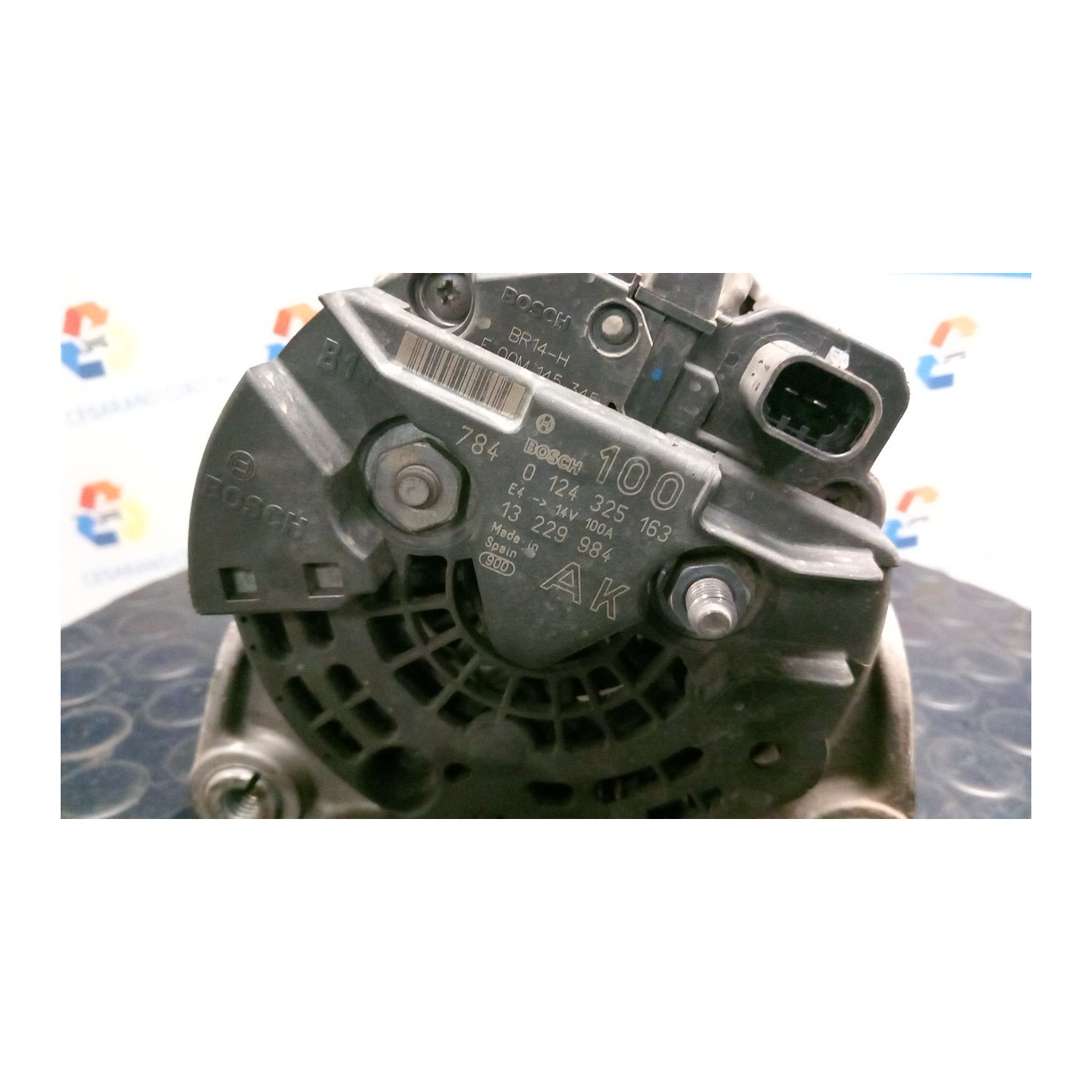 ALTERNATORE 12V.100AMP ROTAZ. 034 OPEL ASTRA (A04) (01/04-03/11) Z16XER 93190146