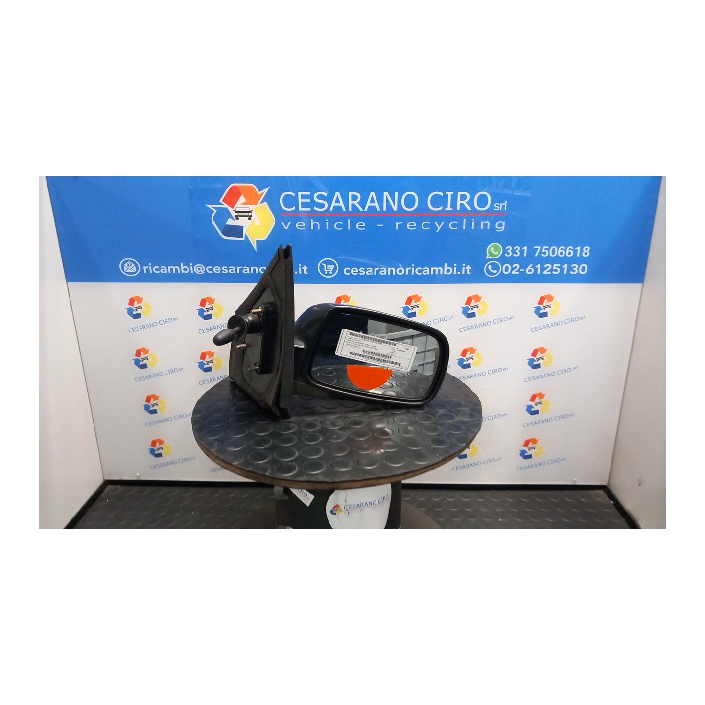 RETROVISORE EST. DX. 001 TOYOTA YARIS (10/01-11/05)     (FRP) 1NDTV 879100D012