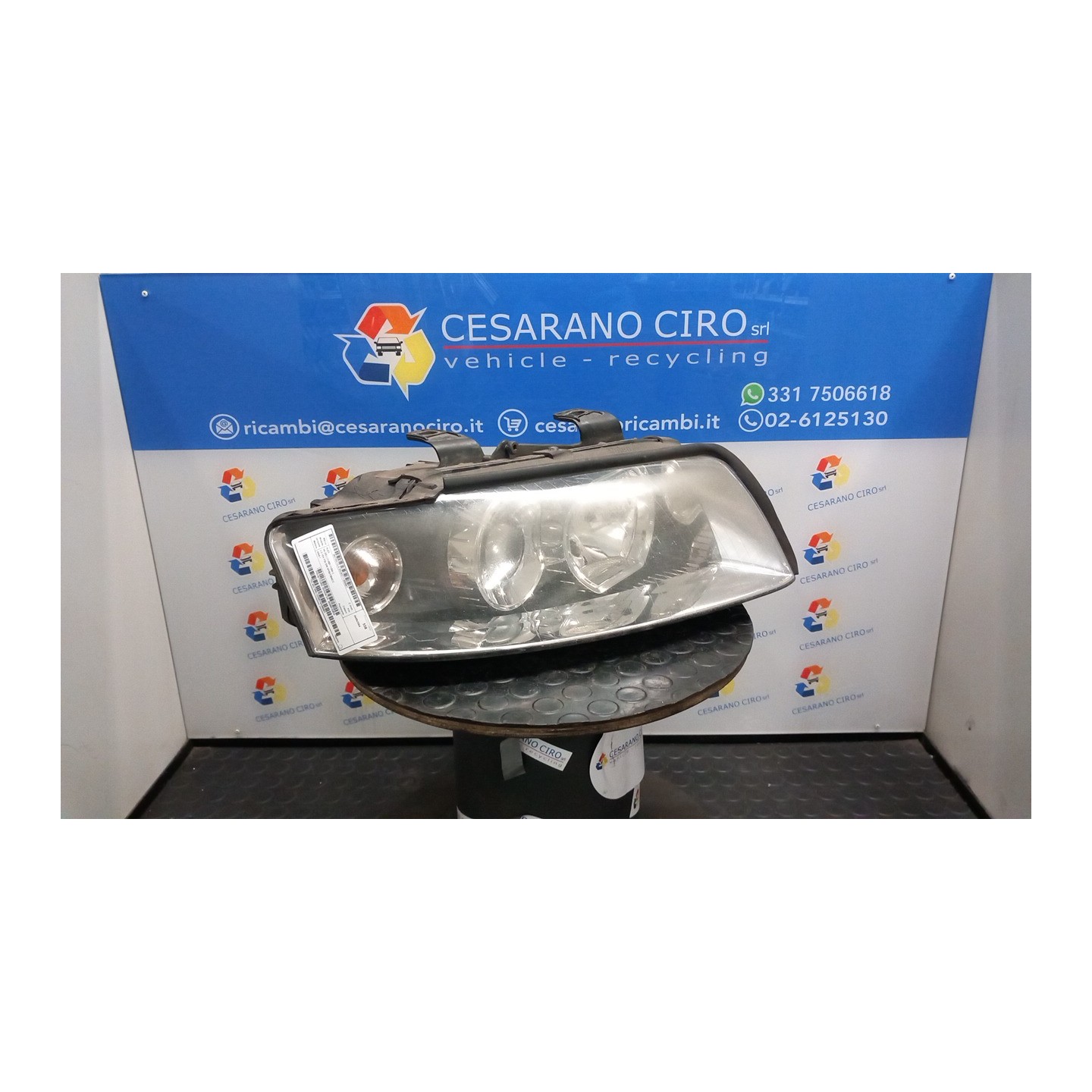 PROIETTORE XENON DX. 051 AUDI A4 (8E) (11/00-11/04) AWA 8E0941030Q