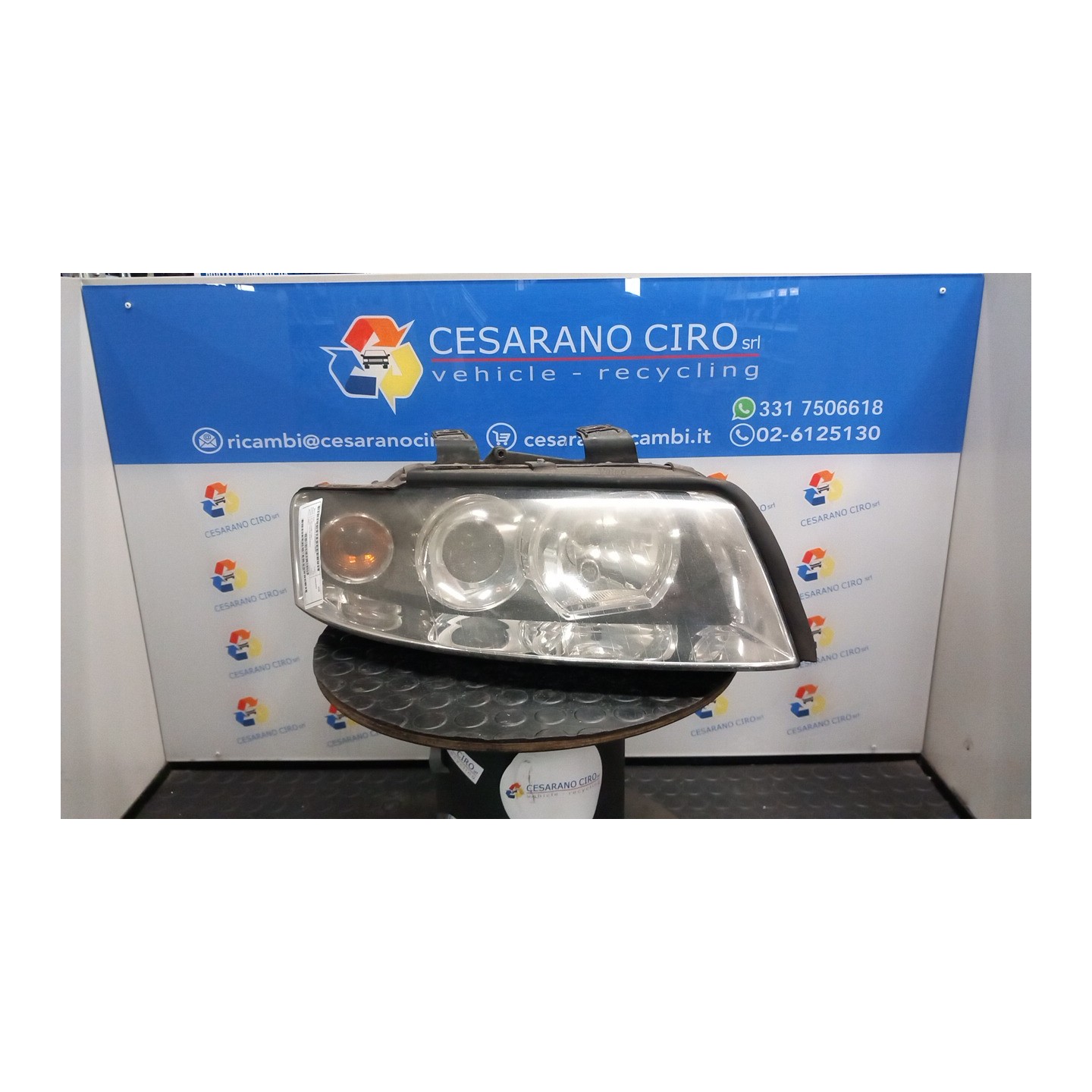 PROIETTORE XENON DX. 051 AUDI A4 (8E) (11/00-11/04) AWA 8E0941030Q
