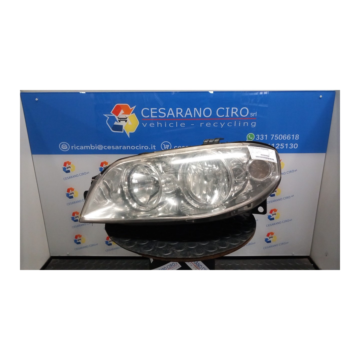 PROIETTORE SX. 040 FIAT PUNTO CLASSIC (2U) (01/07-12/1 188A4000 51760027