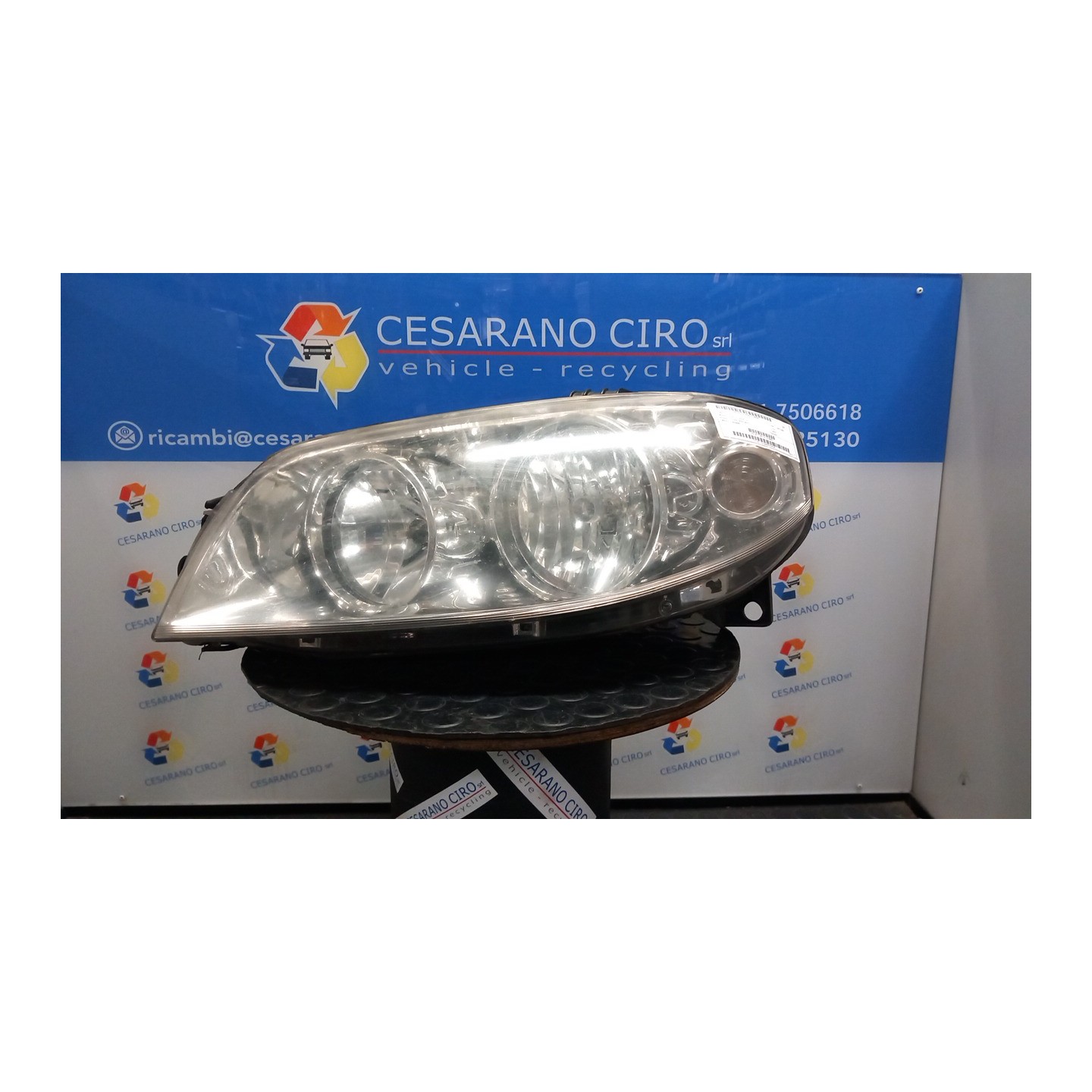PROIETTORE SX. 040 FIAT PUNTO CLASSIC (2U) (01/07-12/1 188A4000 51760027