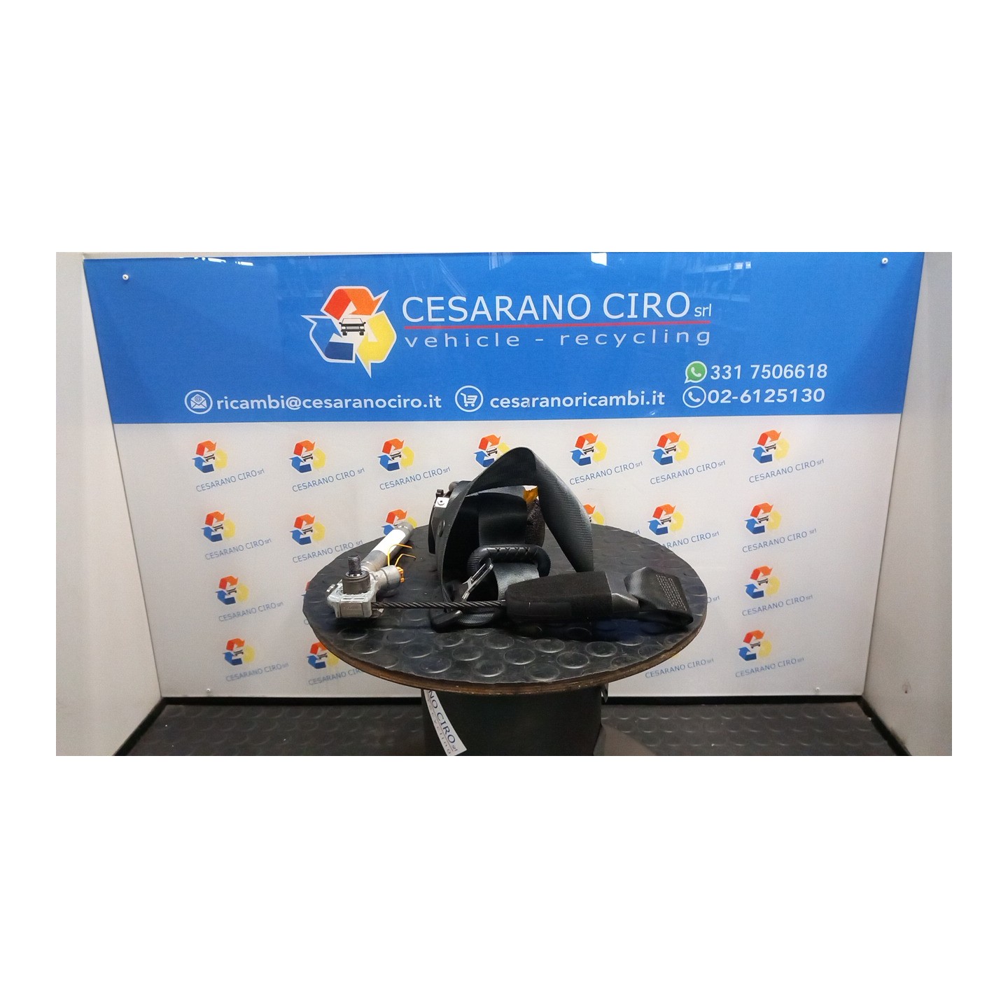 CINTURA DI SICUREZZA ANT. SX. 011 ALFA ROMEO MITO (X6) (06/08-06/11) 955A1000 156080878