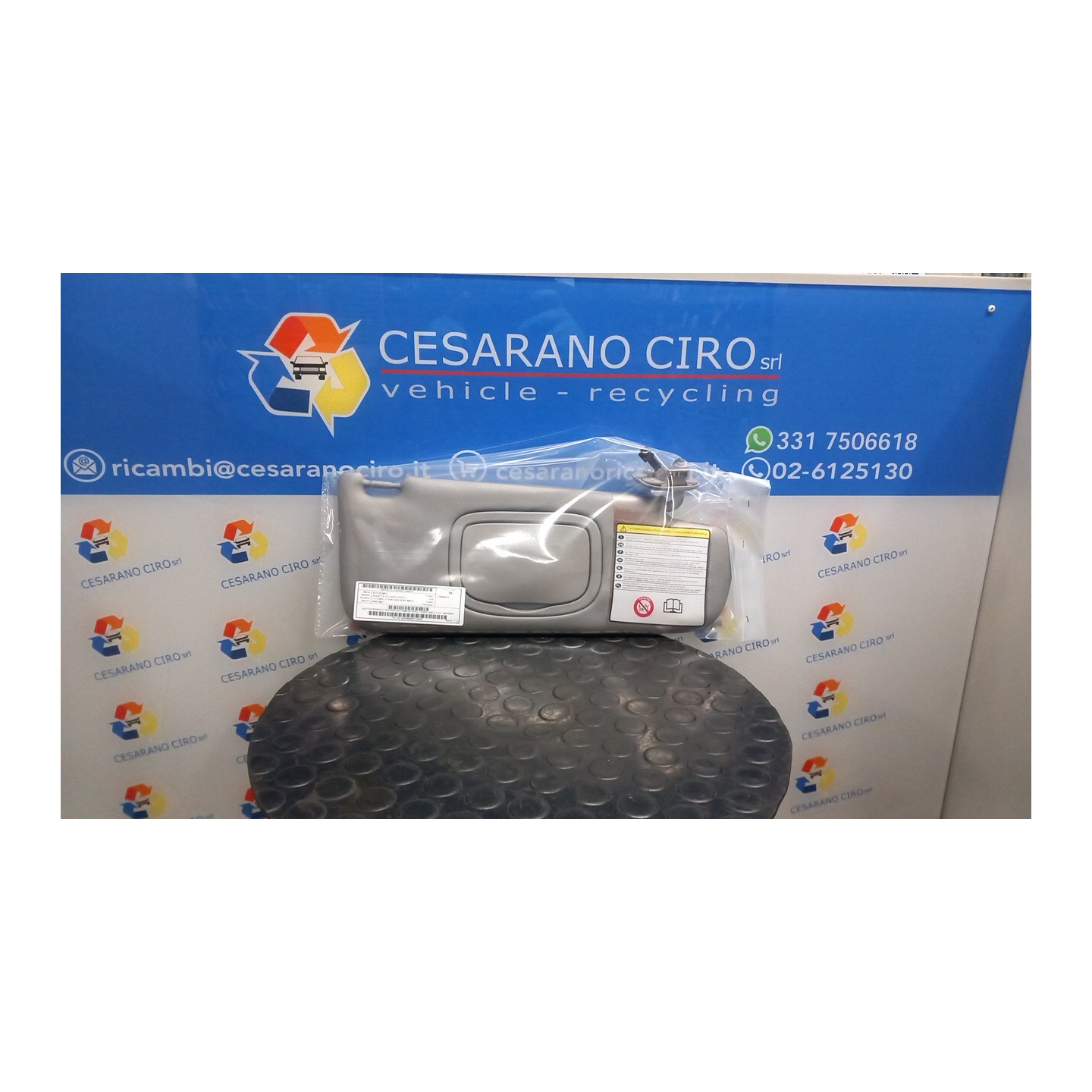 ALETTA PARASOLE PARABREZZA P/AMB.INT.SPEC.1/TARG.LING.Z.1 DX. 025 ALFA ROMEO GIULIETTA (X7) (03/10-10/13) 940B1000 156104703